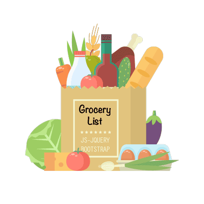 Grocery List Bootstrap jQuery Demo